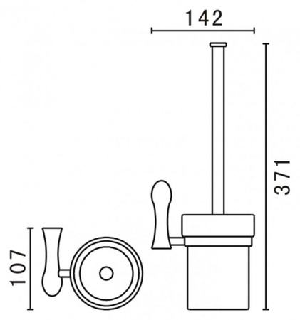 Держатель щетки Art&Max AM-E-1581