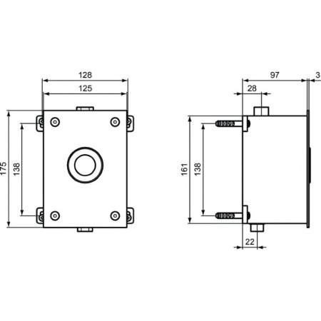 Смывное устройство для писсуара Ideal Standard Septa Pro U2 P0115AA
