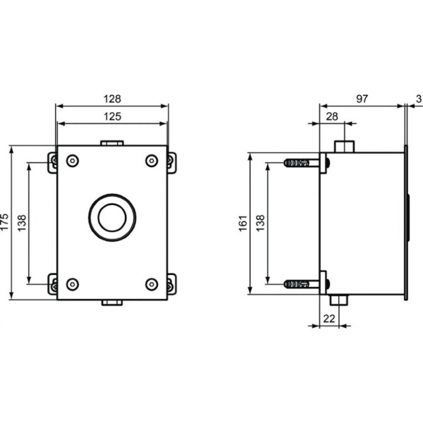 Смывное устройство для писсуара Ideal Standard Septa Pro U2 P0115AA