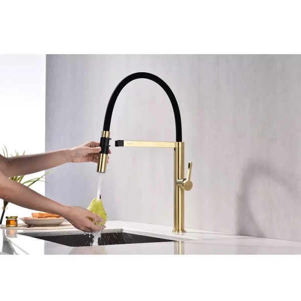 Смеситель для кухни Paulmark Halt Ha214021-SBG