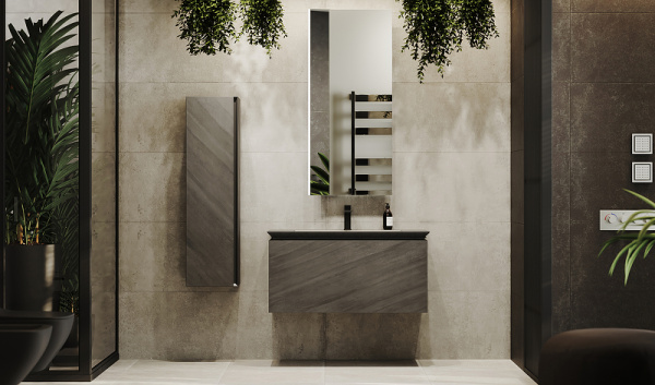 Тумба под раковину Jorno Incline 100   Inc.01.100/P/Bet/JR