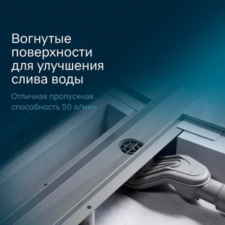 Душевой лоток с решеткой под плитку 90 см Am.Pm MasterFlow W01SC-U11-090-04SB хром матовый
