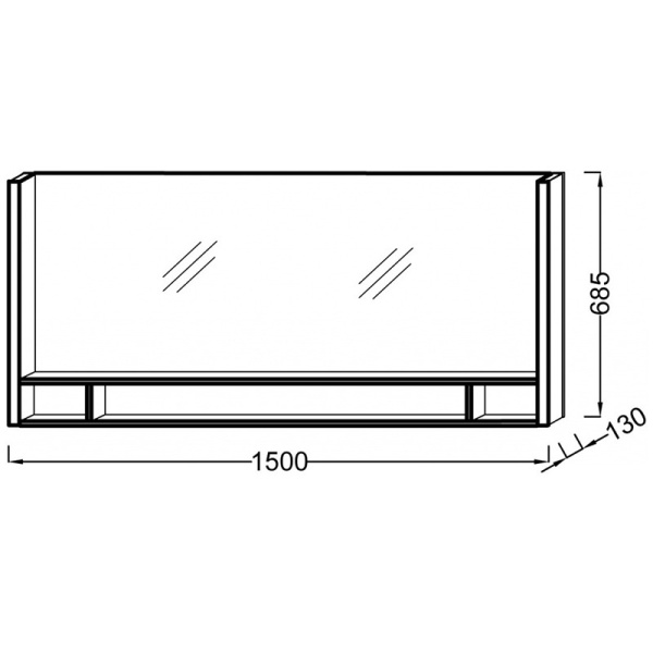 Зеркало Jacob Delafon Terrace EB1184-NF