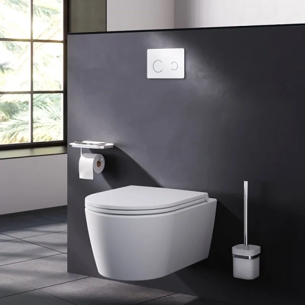 Клавиша смыва сенсорная Am.Pm Touch Pro I0450B01 белый глянец