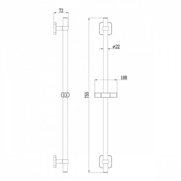 Стойка для душа IDDIS Bild (BIL7000i17)