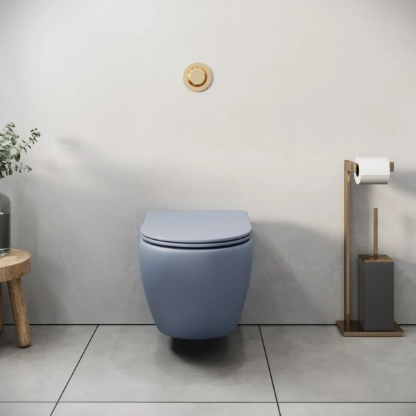 Унитаз подвесной безободковый Grossman Color GR-4455BSMS-21 с сиденьем микролифт