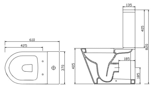 Бачок для унитаза BelBagno Flay BB0151T Бачок для унитаза BelBagno Flay BB0151T