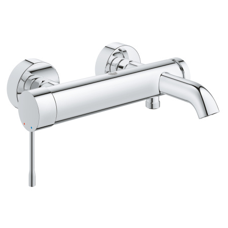 Смеситель для ванны однорычажный Grohe Essence 25250 001 (25250001) хром