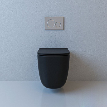 Подвесной безободковый унитаз с сиденьем микролифт beWash Schutz BKWHR102510