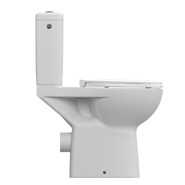 Унитаз напольный безободковый Cersanit ETIUDA Clean On 010 3/6 без сиденья P-KO-ETI010-3/6-COn