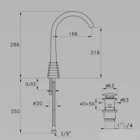 Смеситель для раковины Stella Titian TT 00117 CR00