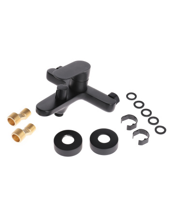 Душевая система Agger Gorgeous A0293544 смеситель с изливом, черный