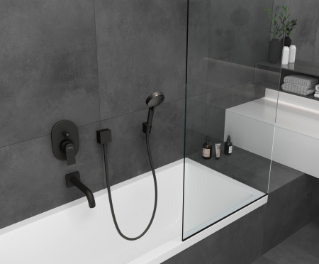 Излив для ванны Hansgrohe Vernis Blend 71420670 черный матовый