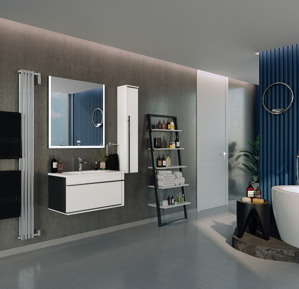 Пенал Roca Aneto 857431806 белый левый