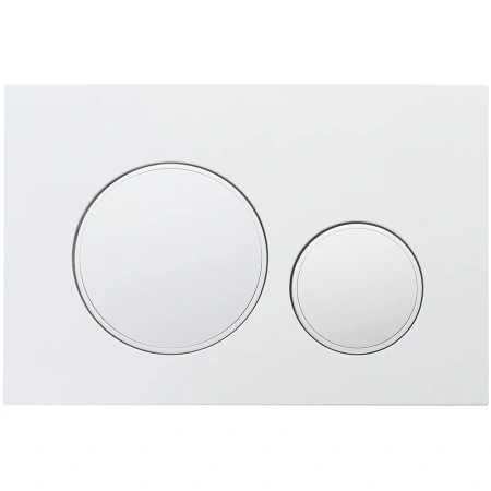 Кнопка смыва Veconi FLUSH FLV10-W белый глянец кайма - белый глянец