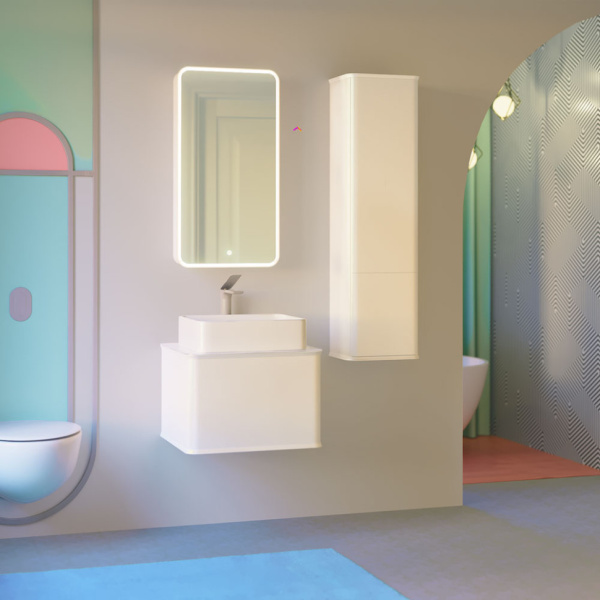 Зеркальный шкаф Jorno Pastel 46 Pas.03.46/W