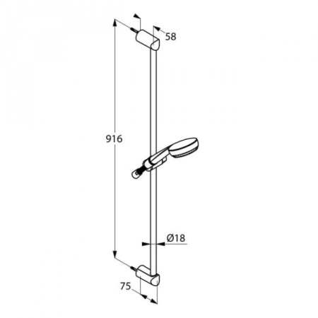 Душевой гарнитур Kludi Logo Neo 6839005-00