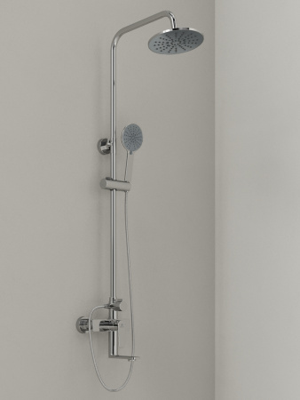 Душевая система с изливом Agger Brilliant A0393300 хром