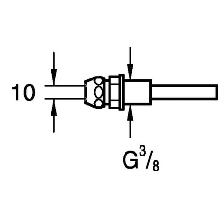 Адаптер GROHE 37124000