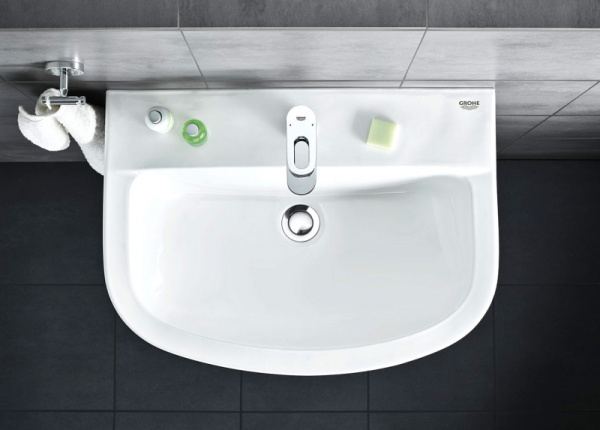 Раковина подвесная со смесителем (55х40) Grohe Bau Ceramic 39643 000 (39643000)