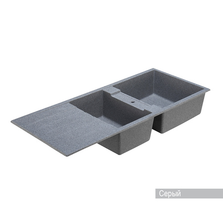 Кухонная мойка Aquaton Торина 1A712032TR230 серый