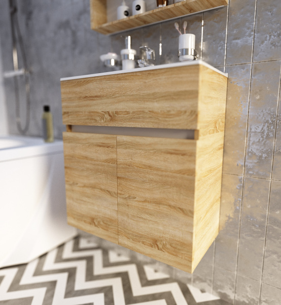 Тумба с раковиной 1Marka Mira 60П У75337