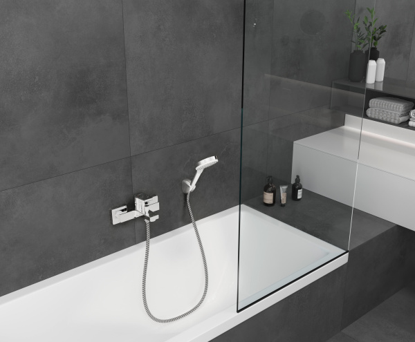 Смеситель для ванны Hansgrohe Vernis Shape 71450000 хром