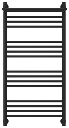 Полотенцесушитель Водяной Сунержа Богема с полкой + (100х50) Матовый Черный 31-0223-1050