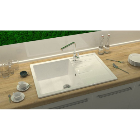 Кухонная мойка Marrbaxx Джоли Z161 Z161Q001 белый