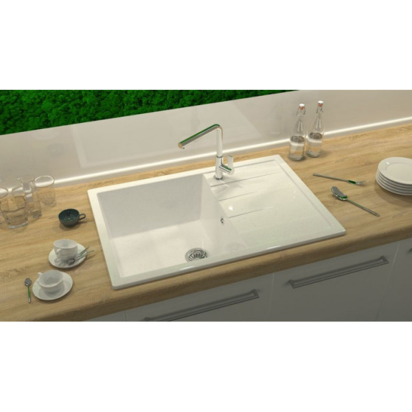 Кухонная мойка Marrbaxx Джоли Z161 Z161Q001 белый