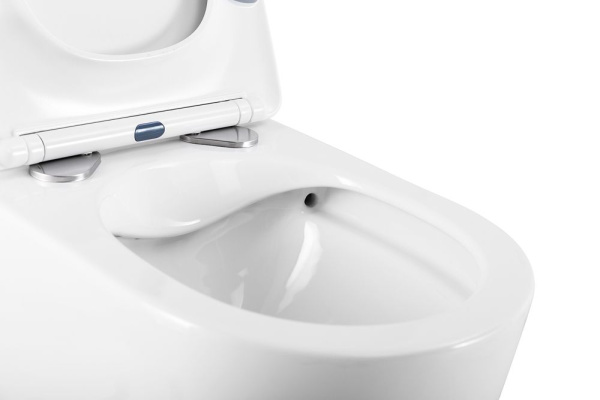 Унитаз подвесной безободковый Art&Max Bolzano AM001CHR/SC микролифт