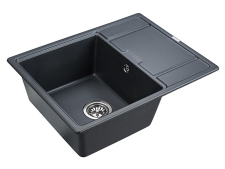 Кухонная мойка Paulmark  Flugen   PM216550-BLM черный металлик