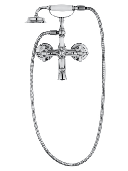 Смеситель для ванны с душем WONZON & WOGHAND RETRO, хром WW-88639020-CR