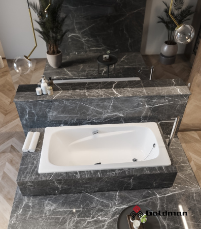 Чугунная ванна Goldman Art (170x80) AT17080