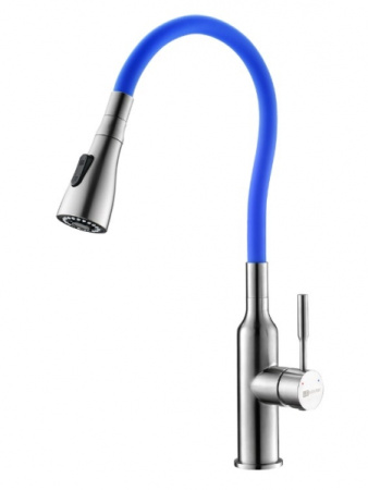 Смеситель для кухни Lemark с гибким изливом (LM5082S-Blue)
