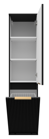 Пенал с бельевой корзиной Brevita Enfida 40    ENF-05040-020БкP