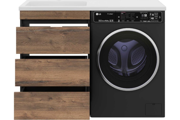 Тумба под стиральную машину Misty Коломбо 60 П-Кол06060-0113Я