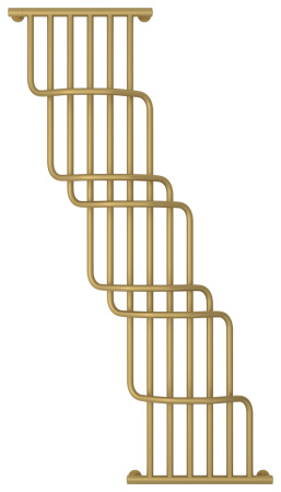 Полотенцесушитель Водяной Сунержа Нега (170х100) Матовое Золото 032-0225-1710