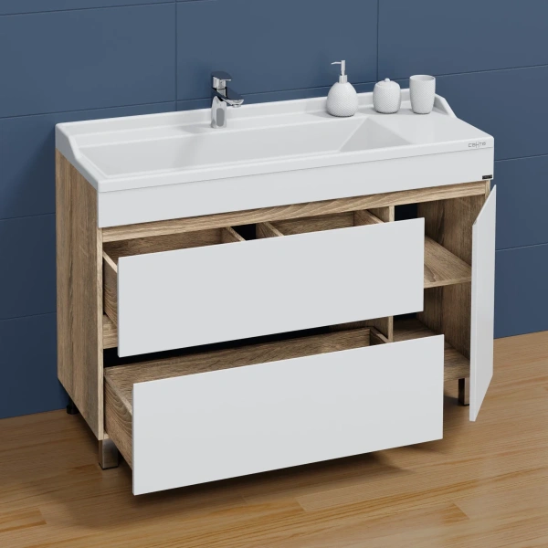 Тумба под раковину СаНта  Марс 120 700423 без раковины, янтарный