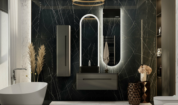 Тумба под раковину Jorno Shine 100   Shi.01.100/P/A