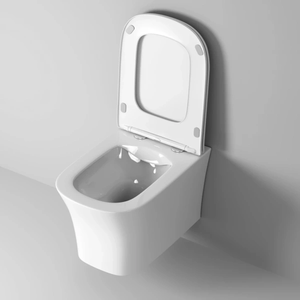 Унитаз подвесной безободковый Grossman Style GR-4474S с сиденьем микролифт