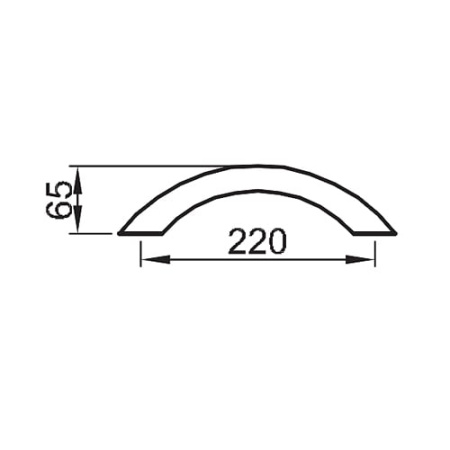 Ручка для ванны Bette B090-901 хром