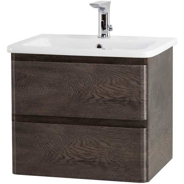 База под раковину BelBagno ALBANO-CER-600-2C-SO-RNG подвесная Robere Nature Grigio