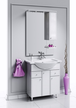 Зеркальный шкаф Aqwella Барселона 80 Ba.02.08