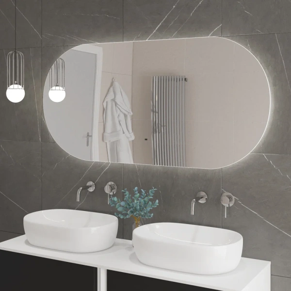 Зеркало (140х70) Cezares CZR-SPC-VAGUE-1400-700-MOV