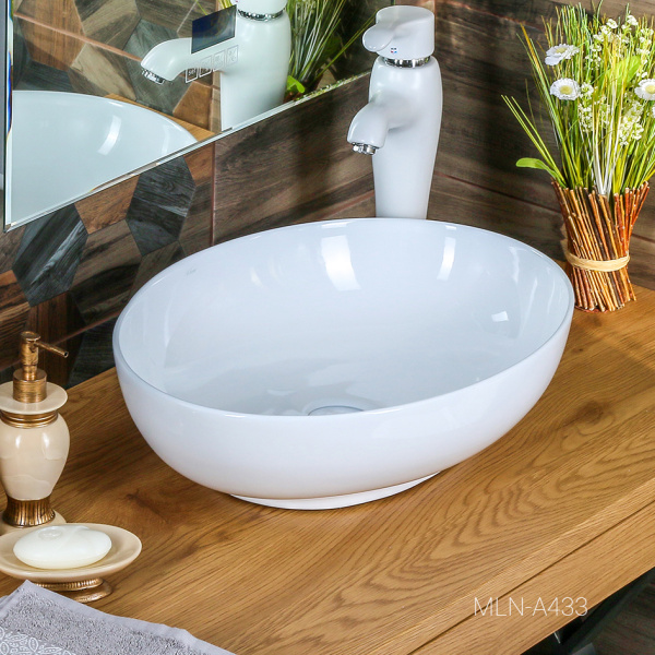 Раковина накладная (51х39) Melana A433-803