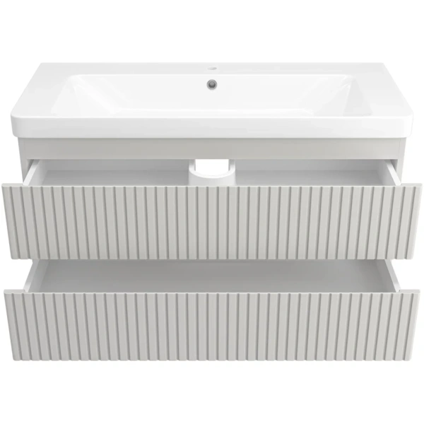 Тумба под раковину 105 Brevita Victory VIC-09105-0302Я без раковины, серый кашемир