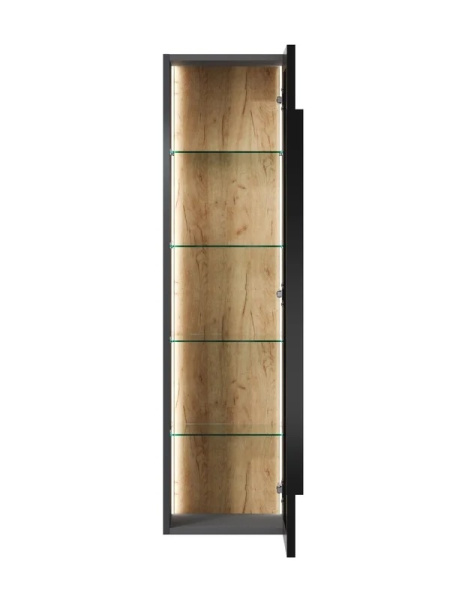 Пенал подвесной 35 см Jorno Notte Not.04.120/P/A/JR черный