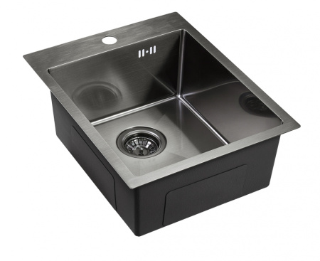 Кухонная мойка (41х51) EMAR EMB-128A PVD Nano Dark