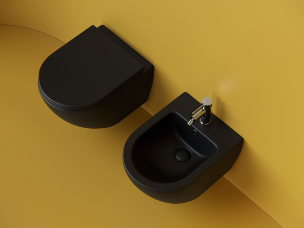 Подвесной унитаз Ceramica Nova Metropol Rimless CN4002TMB